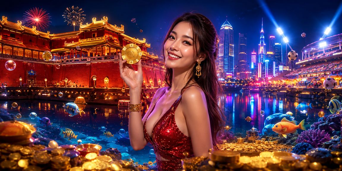 Không khí đặt cược casino và thể thao ban đêm tại Huế với ánh đèn neon