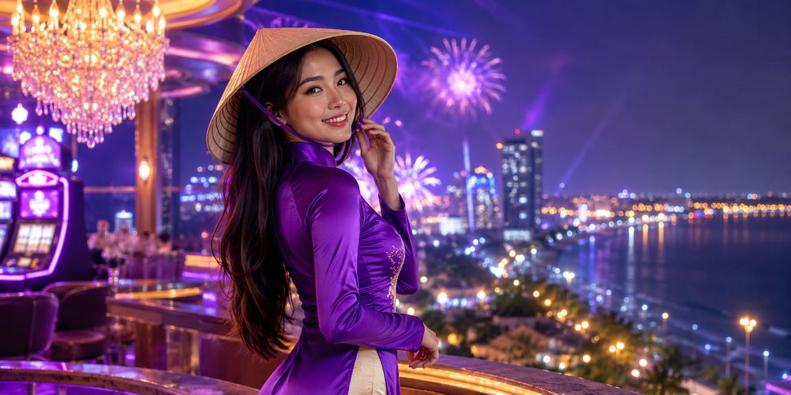 Người dùng chơi slot game tại Vũng Tàu với phong cách truyền thống Việt Nam